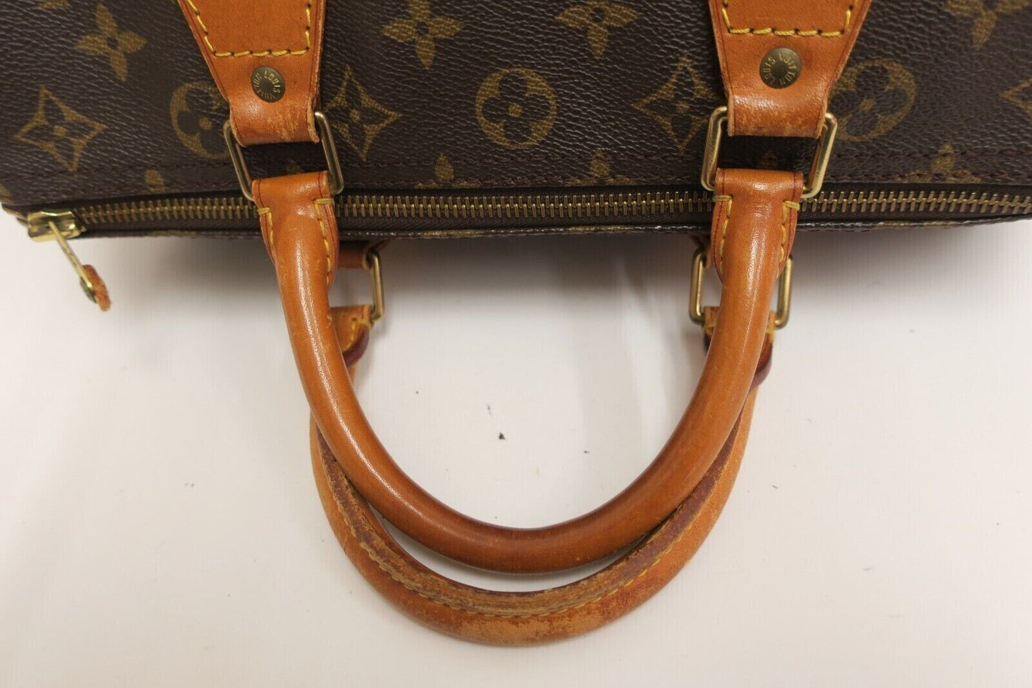 Authentic Louis Vuitton Speedy 30 Handbag Monogram Brown #22176 - Pre-Owned