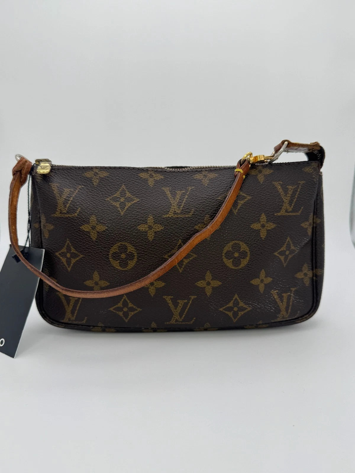 Louis Vuitton Pochette Accessoires Monogram Canvas Clutch Shoulder Bag