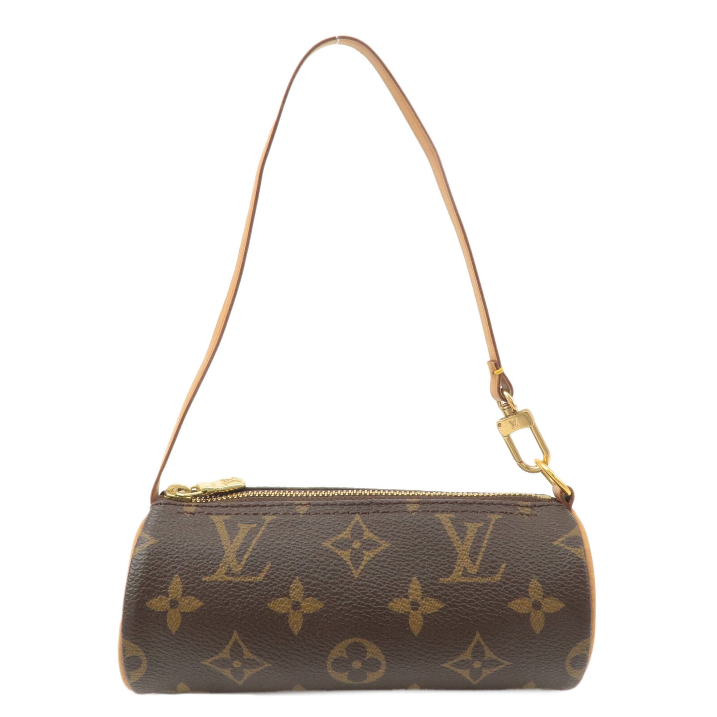 Auténtico minibolso Louis Vuitton con monograma pre-amado para bolso Papillon - Marrón