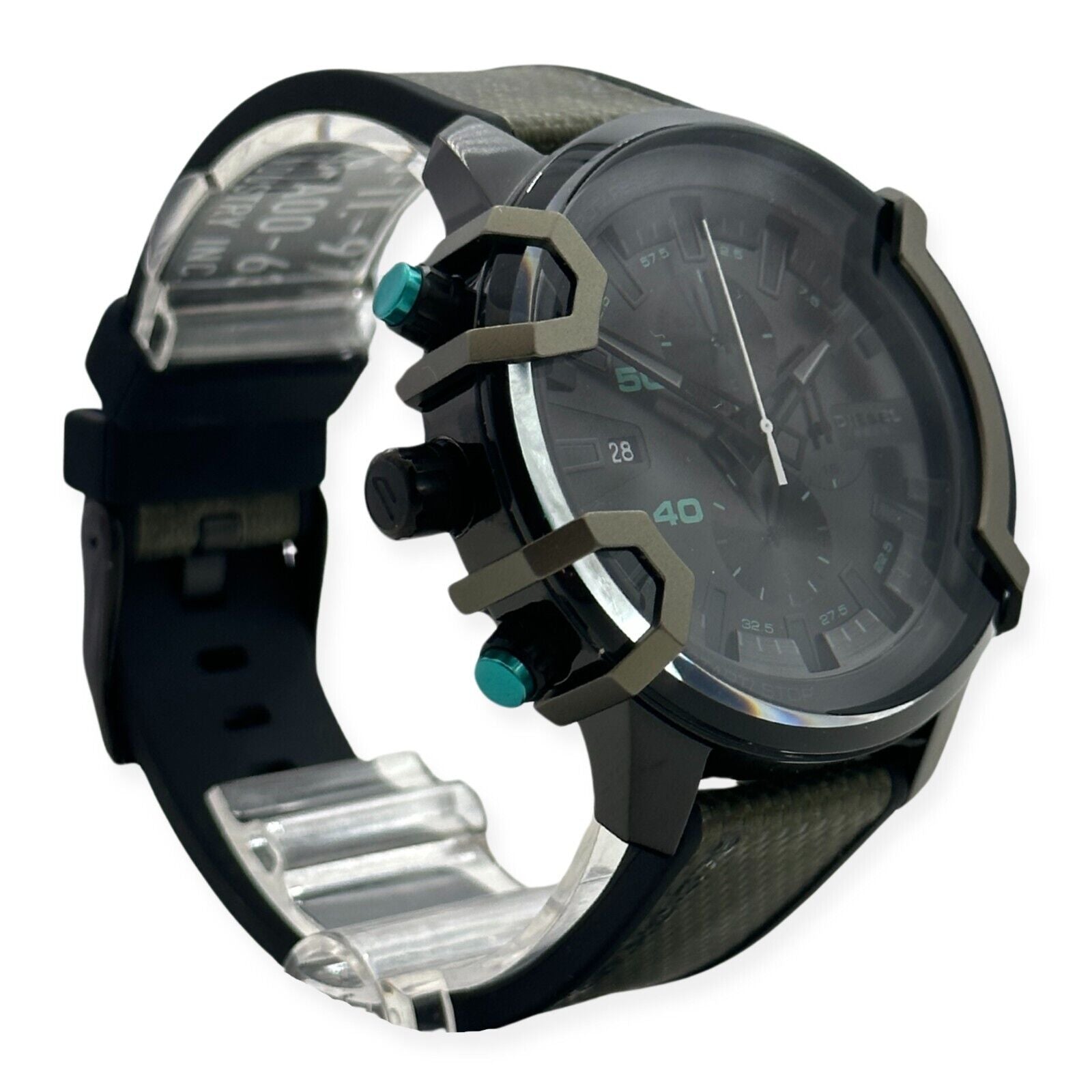 Diesel Griffed Men's Chronograph Watch - DZ4563 - 698615140404