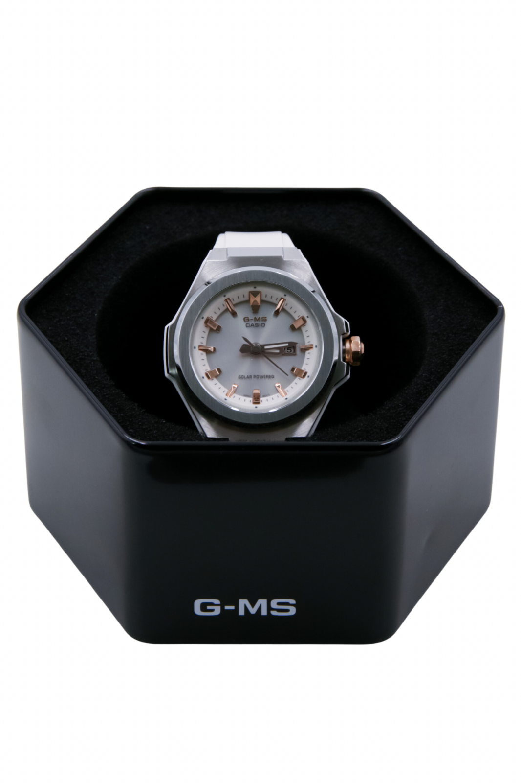 Casio G-Shock G-MS Women's Solar Powered White Strap Watch MSGS500-7A 889232259338