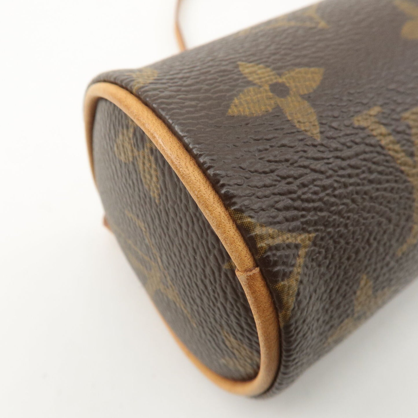 Auténtico minibolso Louis Vuitton con monograma pre-amado para bolso Papillon - Marrón