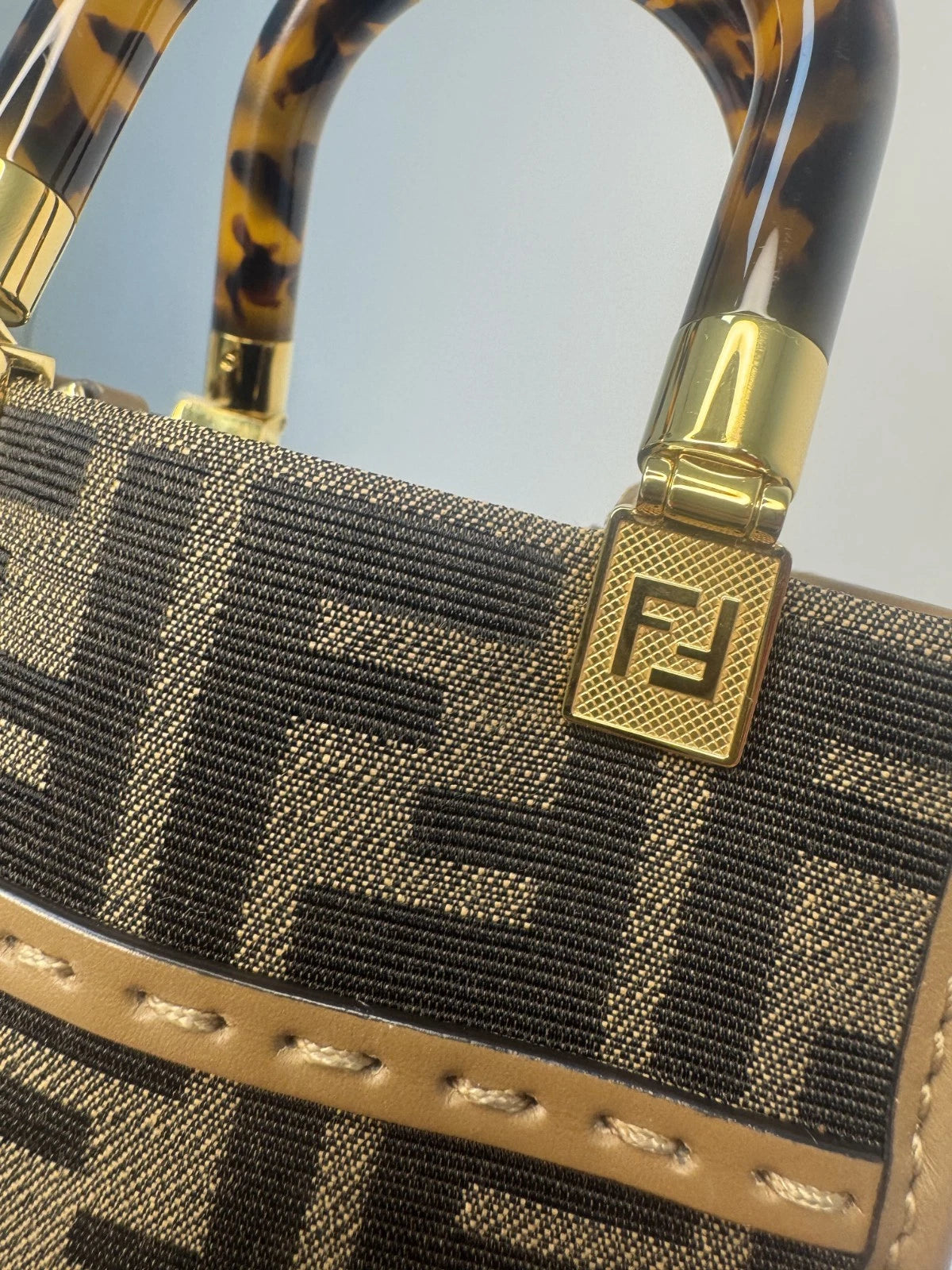 Fendi Mini Sunshine Shopper Tote Bag