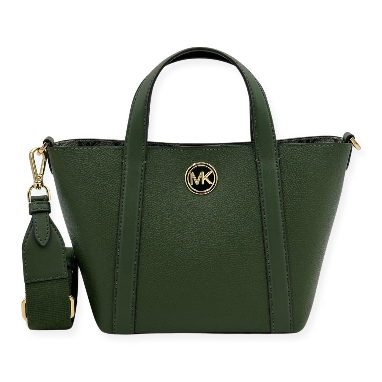 Michael Kors Hadleigh Small Double Handle Tote Bag - Amazon Green - 196237212887