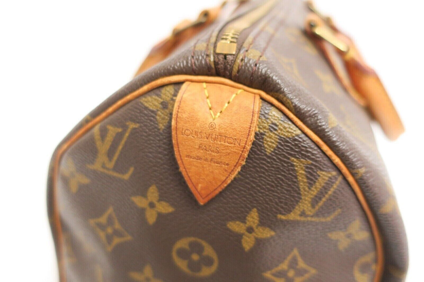 Authentic Louis Vuitton Speedy 30 Handbag Monogram Brown #22176 - Pre-Owned