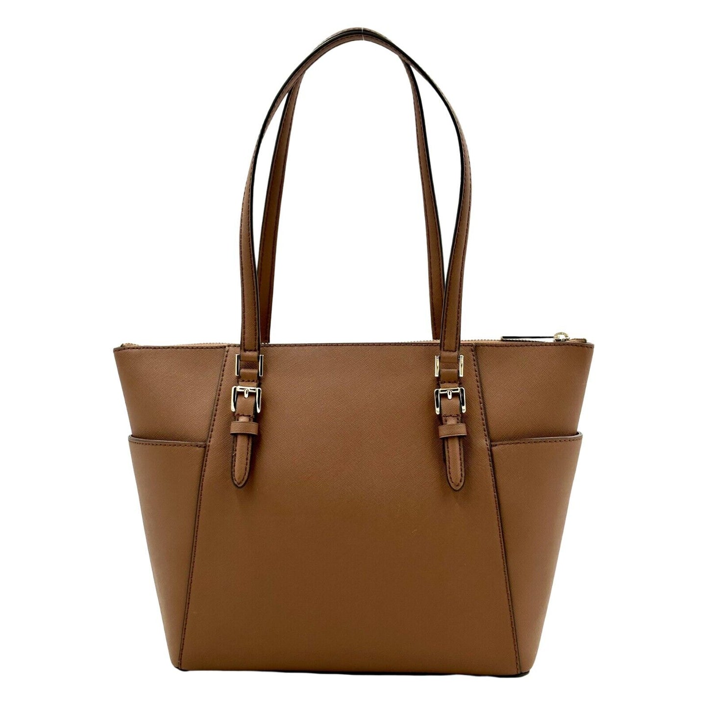 Michael Kors Charlotte Large Top Zip Tote - Luggage
