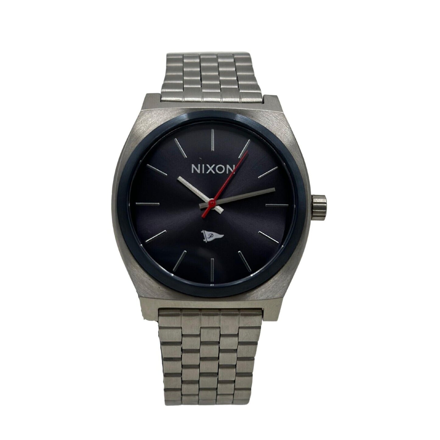 Nixon Blue Dial Stainless Steel Band Men's Watch 882902909540