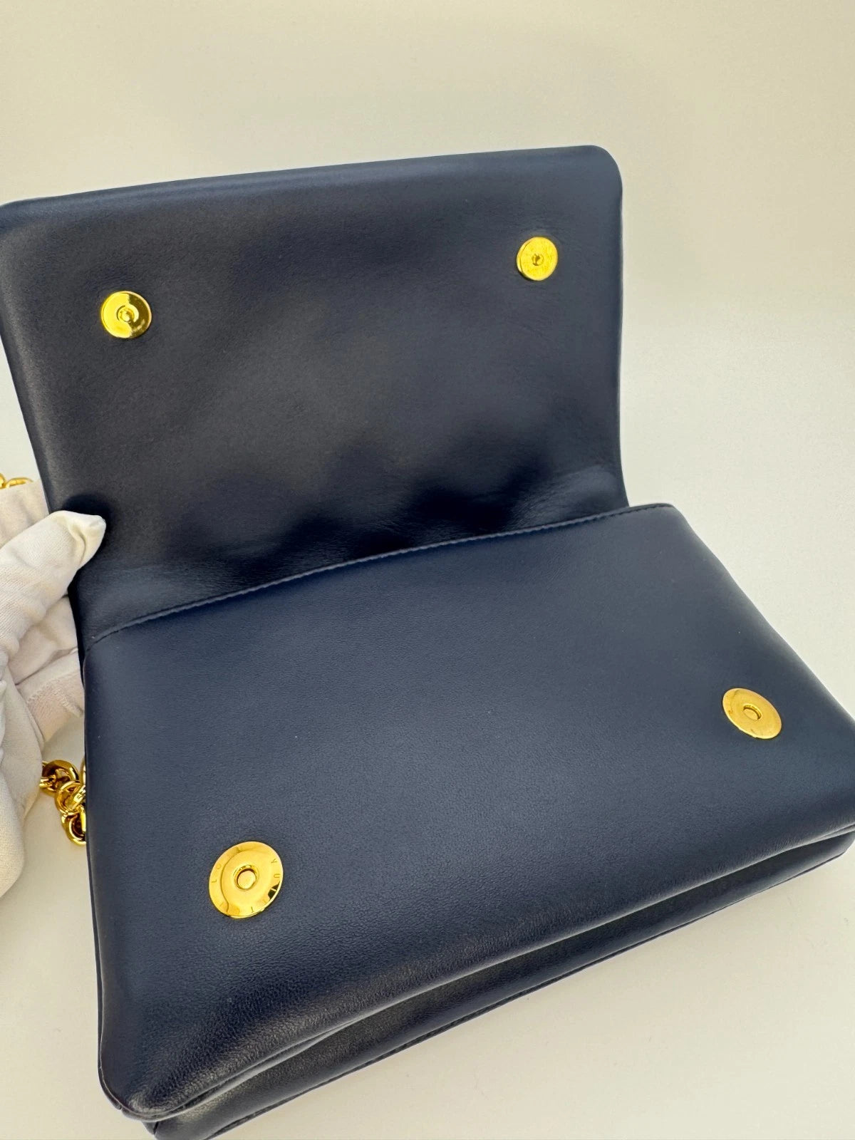 Louis Vuitton Multicolor Monogram Leather Wallet Navy Blue LV Logo