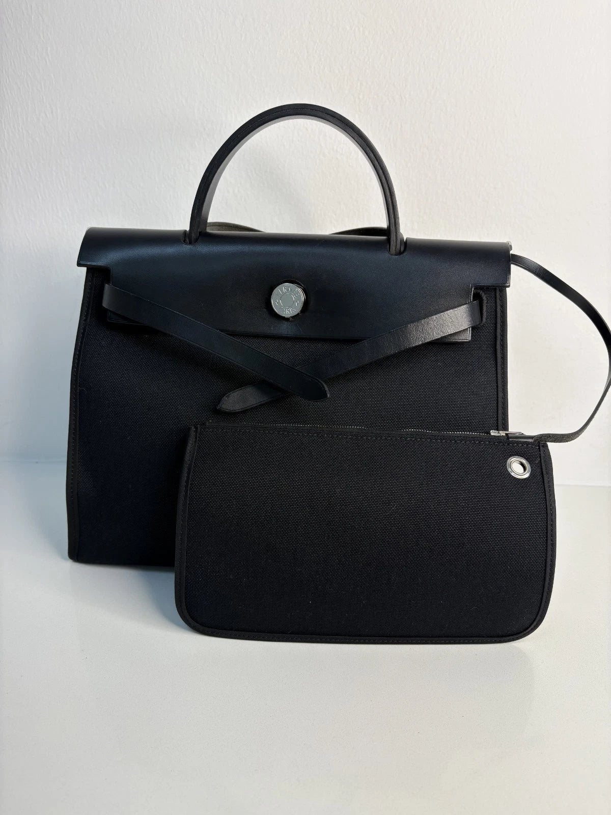 Hermès Toile & Vache Hunter Herbag Zip 31