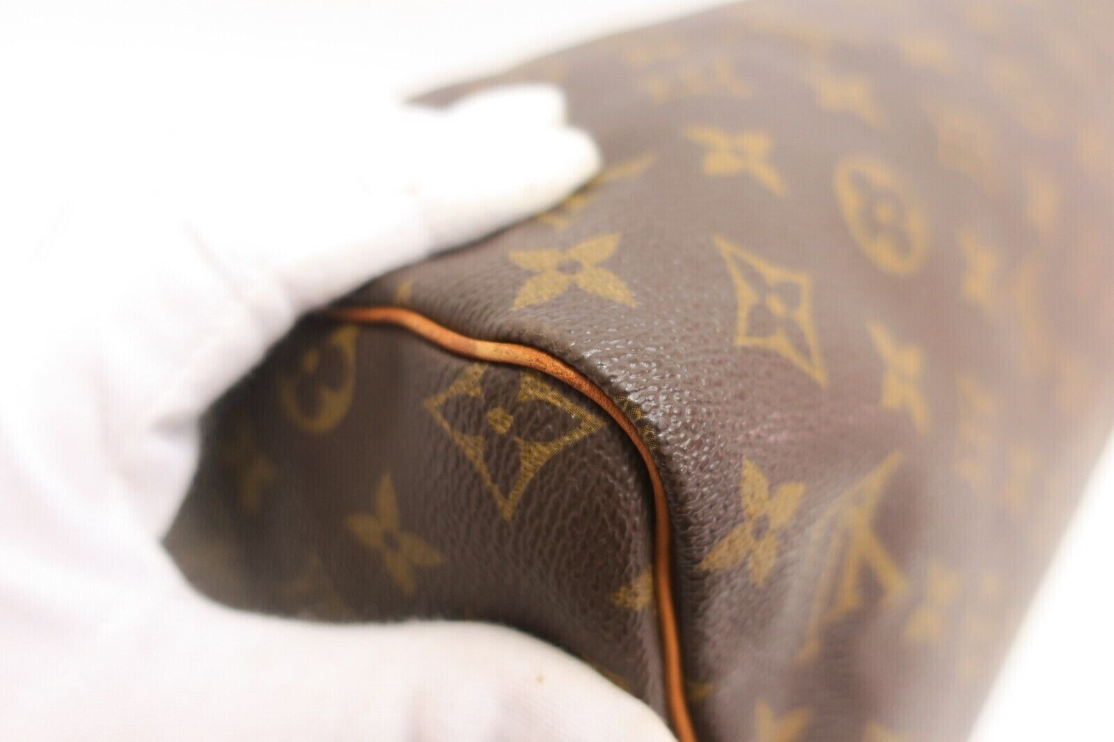 Authentic Louis Vuitton Speedy 30 Handbag Monogram Brown #22176 - Pre-Owned