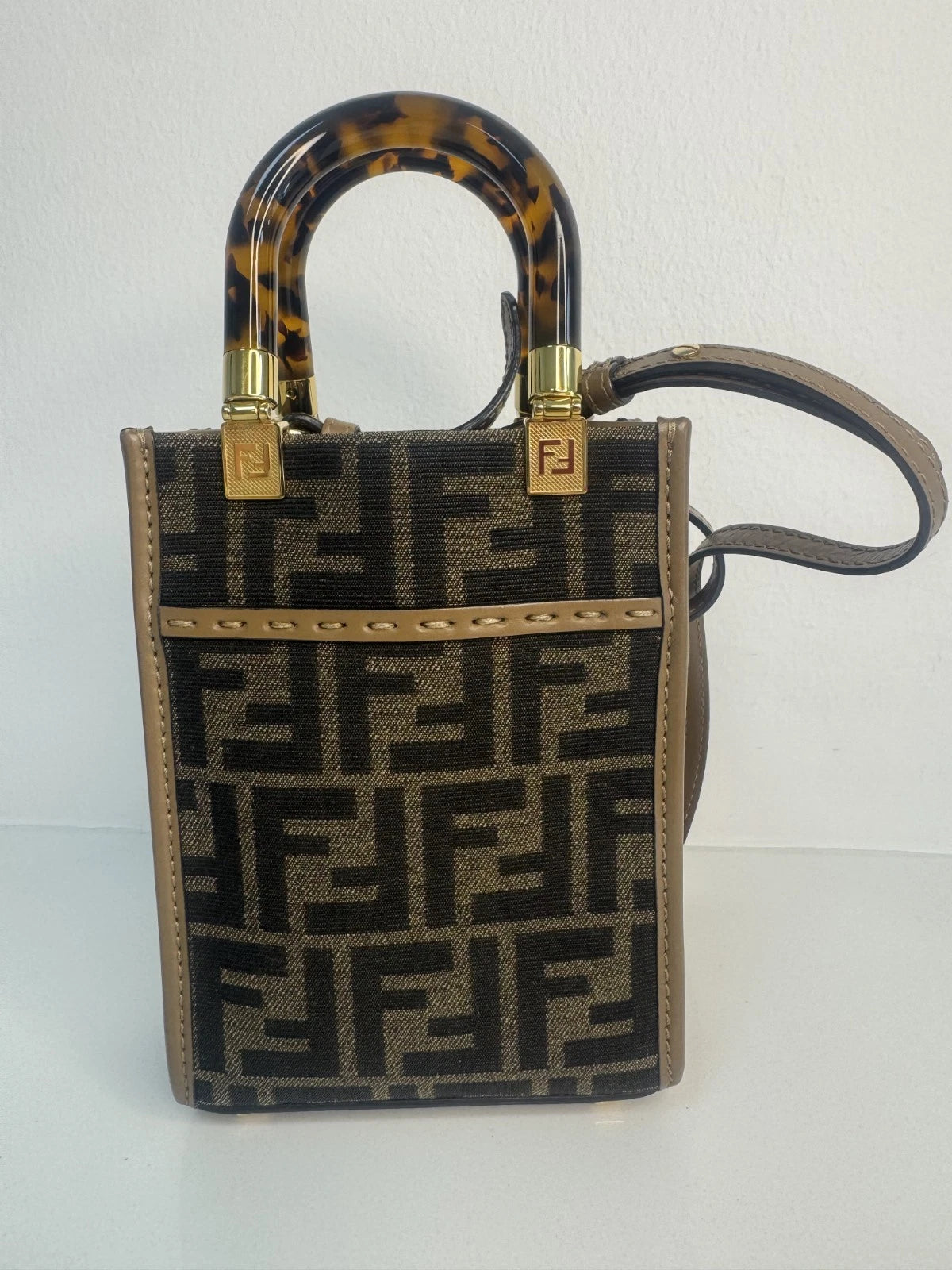 Fendi Mini Sunshine Shopper Tote Bag