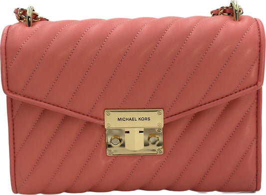 Michael Kors Women's Rose Vegan Leather Bag in Grapefruit