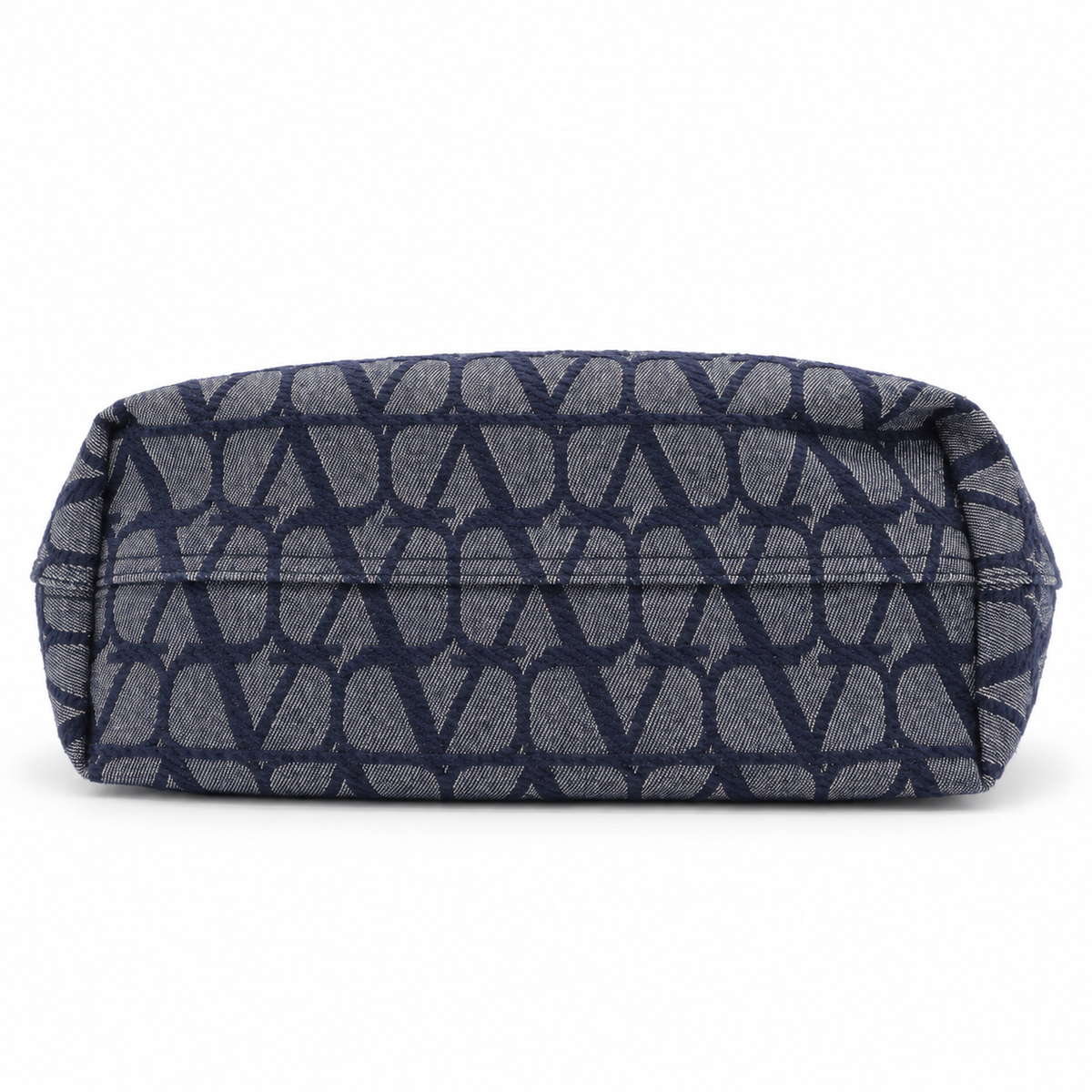 Valentino Garavani VLogo Denim Tote Bag Blue Large Designer Shoulder Bag – additional photo 6
