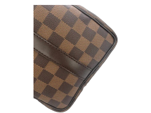 Louis Vuitton Speedy 25 Damier Ebene Canvas Brown Top Handle Handbag