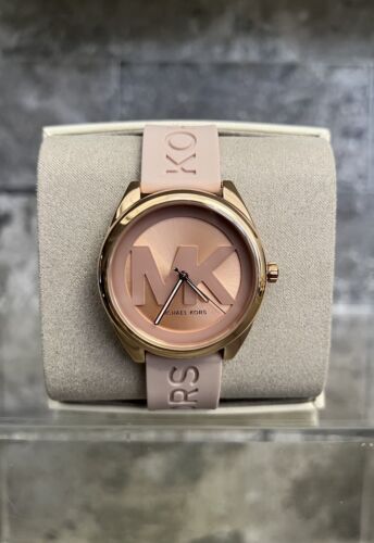 Michael Kors Women's Janelle Three-Hand Rose Gold-Tone Watch MK7139