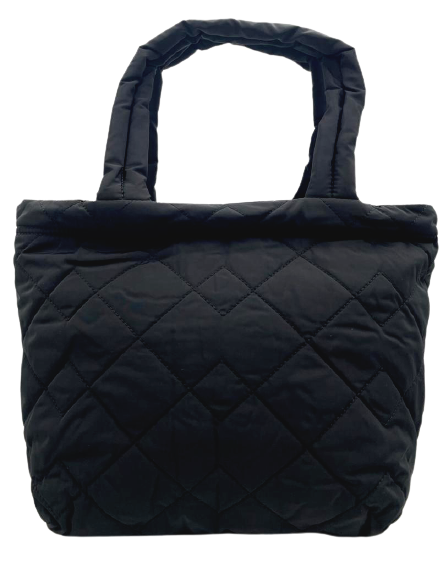 Marc Jacobs Black Nylon Quilted Puffer Tote Bag