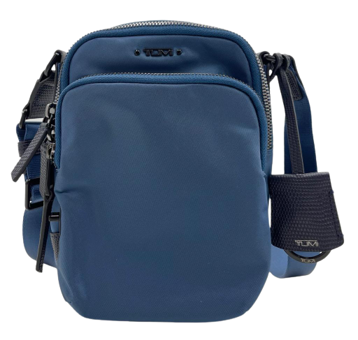 Tumi Ruma Nylon Dusty Blue Crossbody Bag