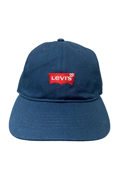 Levi's Signature Logo Unisex Hat - Navy Blue - 617846716189