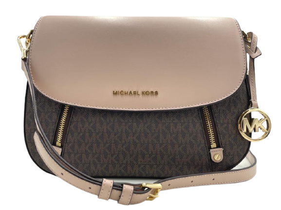Michael Kors Medium Bedford Legacy Brown/Acorn/Brown/Soft Pink Shoulder Bag