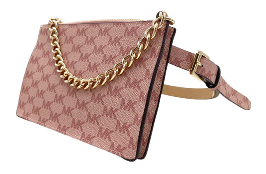 Michael Kors Signature Ballet/Pink Fanny Pack Belt Bag