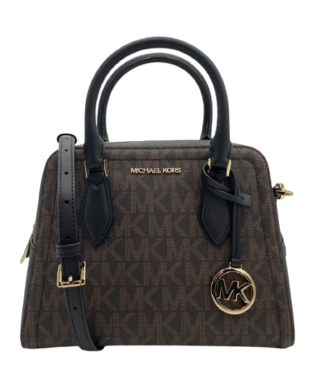 Michael Kors Ayden Signature Logo Medium Dome Satchel Bag