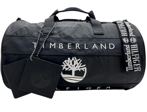 Tommy Hilfiger x Timberland Black Recycled Logo Duffle Bag