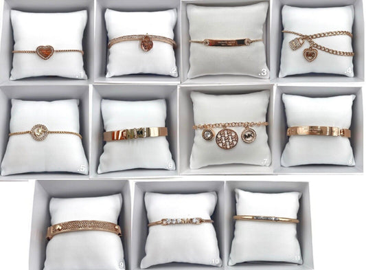 Michael Kors Rose Gold Stainless Steel Bracelets