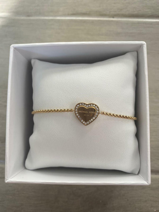 Michael Kors GOLD LOGO Heart Bracelet MKJX5389710