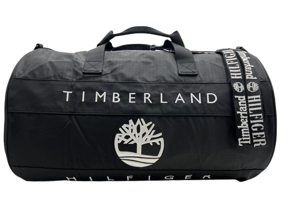 Tommy Hilfiger x Timberland Black Recycled Logo Duffle Bag