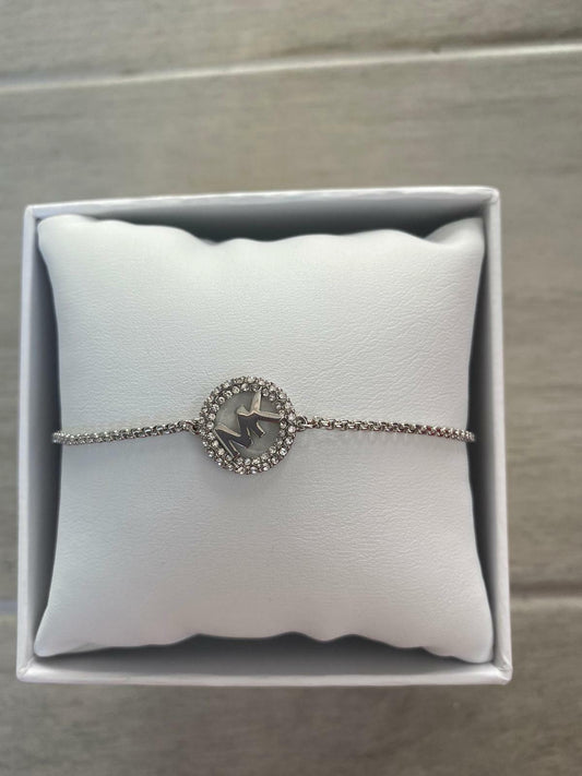 Michael Kors SILVER LOGO Chain Bracelet MKJ7320040
