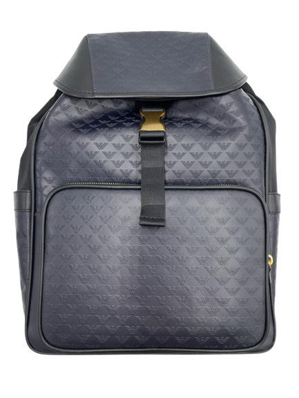 Emporio Armani Men's Large Leather Backpack