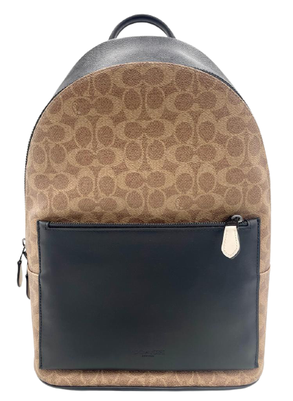 Coach Men's Metropolitan Soft Signature Khaki Multi Backpack