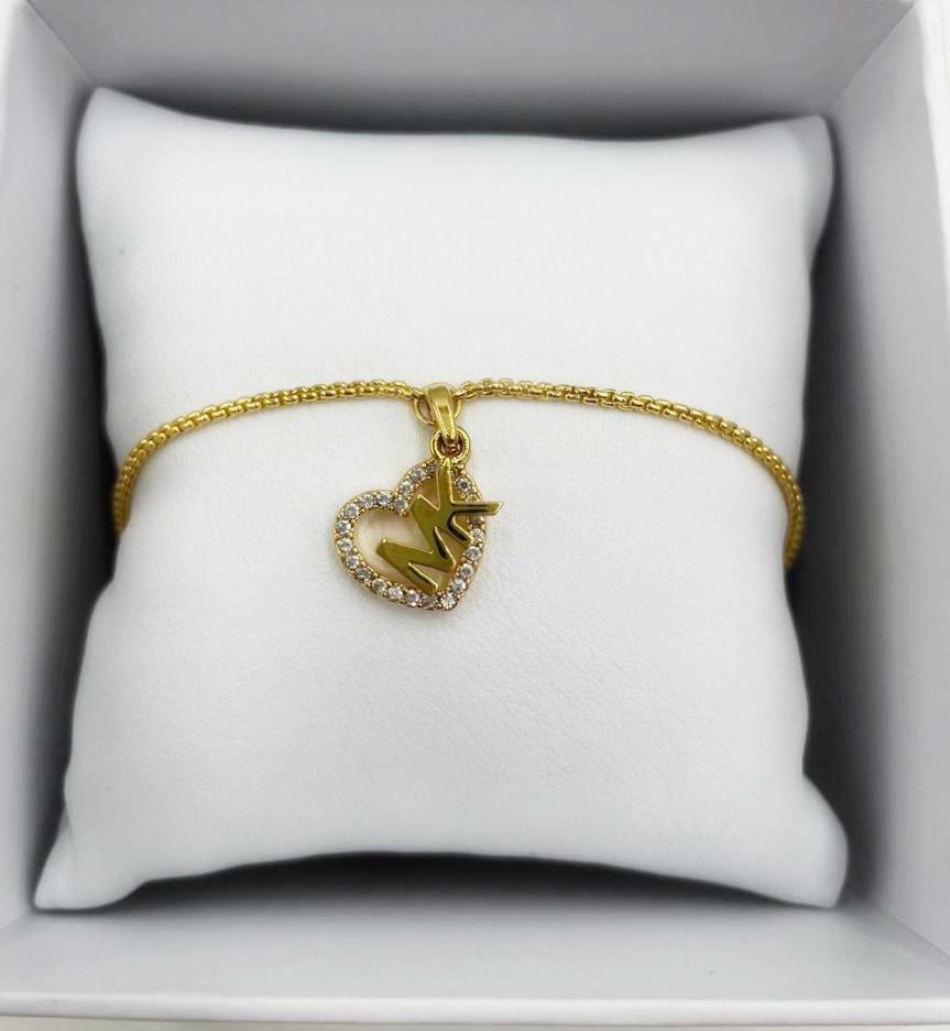 Michael Kors Gold Tone Stainless Steel Bracelets