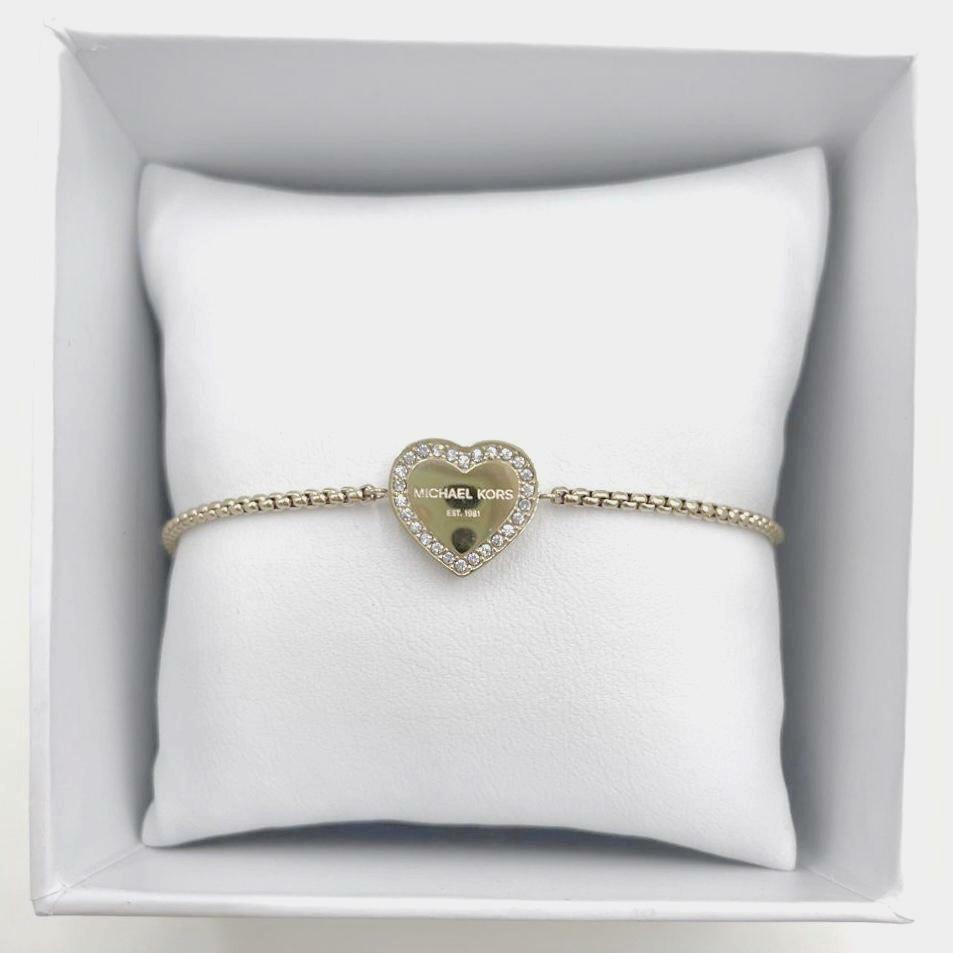 Michael Kors Gold Tone Stainless Steel Bracelets