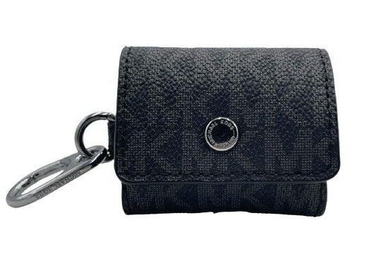 Michael Kors Earbud Airpod Signature Logo Unisex Keychain Case with Gift Box