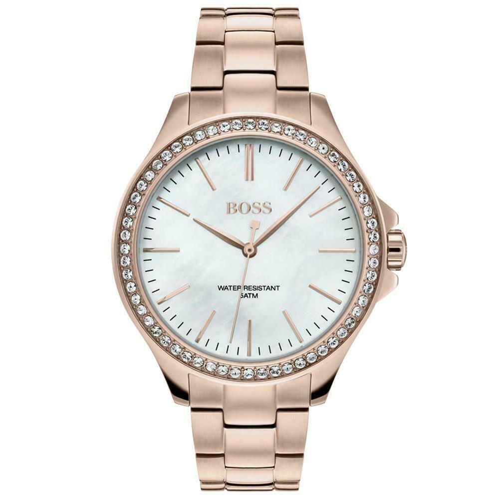 Hugo Boss Rose Gold Analogue Women Watch Victoria | 1502459