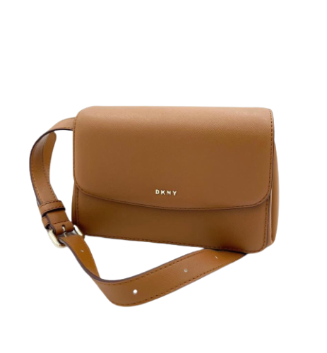 DKNY Women's Brown Saffiano Belt Bag